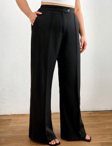 Pantaloni SHEIN CURVE, negru