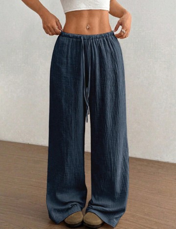 Pantaloni SHEIN, albastru