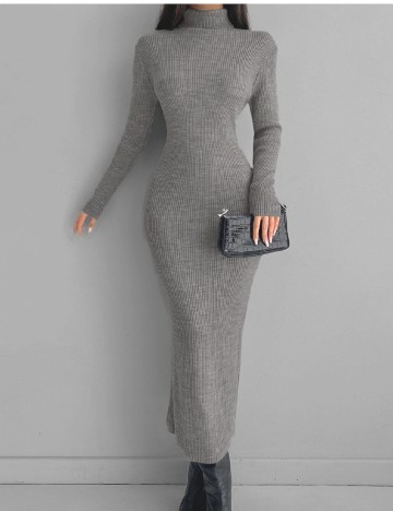 Rochie lunga SHEIN, gri