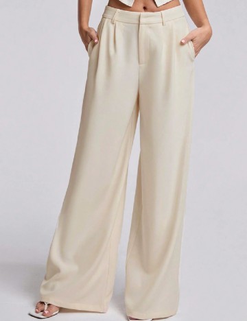 Pantaloni SHEIN, ecru