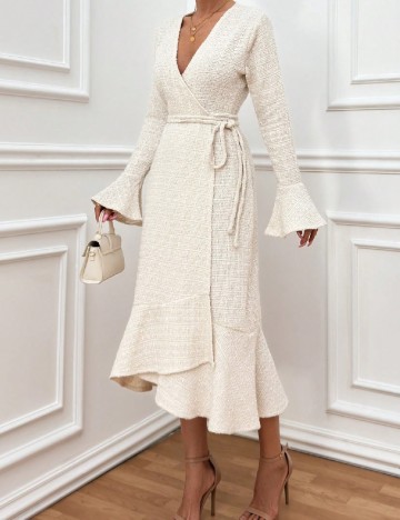 Rochie medie SHEIN, alb