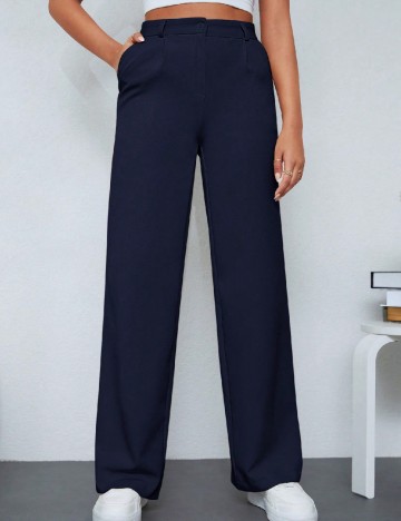 Pantaloni SHEIN, bleumarin