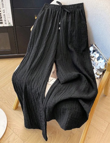 Pantaloni SHEIN, negru