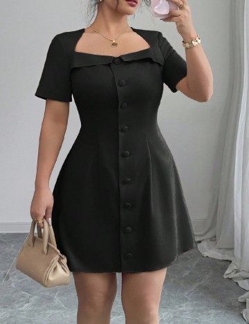 Rochie scurta SHEIN CURVE, negru