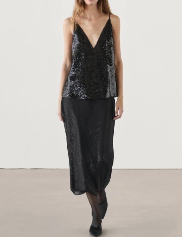 Maiou Massimo Dutti, negru