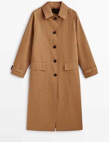 Trench Massimo Dutti, maro