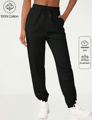 Pantaloni SHEIN, negru