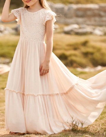 Rochie Shein Kids, crem