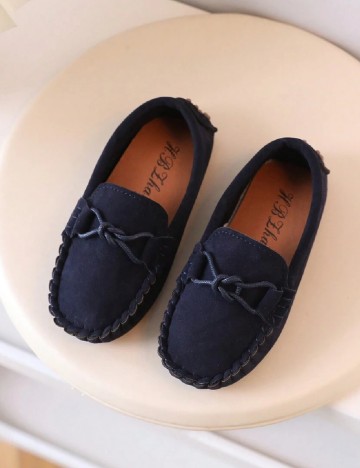 Mocasini Shein Kids, bleumarin