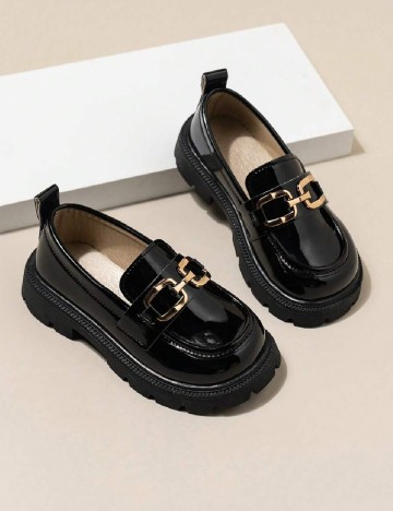 Mocasini Shein Kids, negru