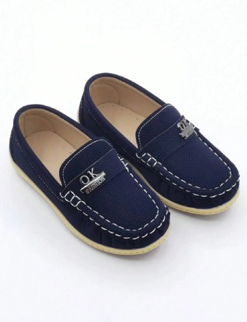 Mocasini Shein Kids, bleumarin