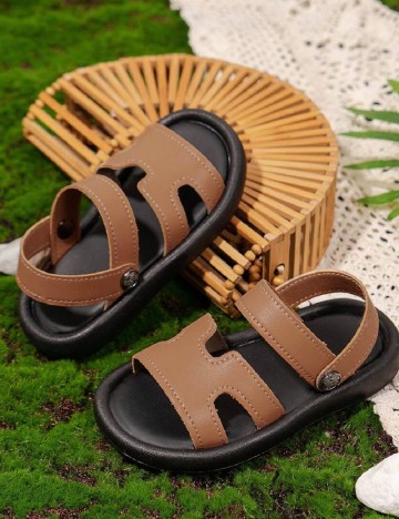 Sandale Shein Kids, maro