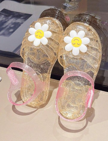 Sandale Shein Kids, galben