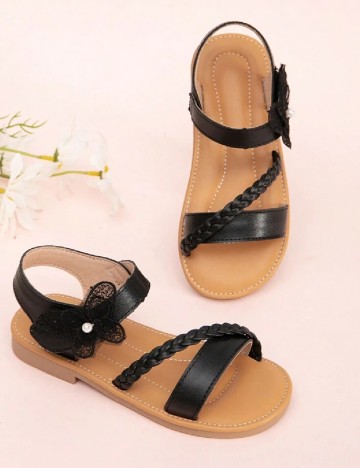Sandale Shein Kids, negru