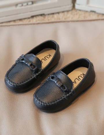 Mocasini Shein Kids, negru