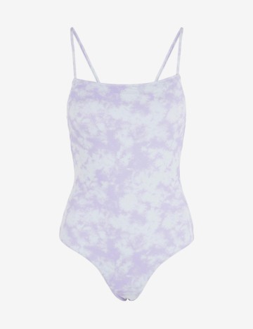 
						Costum de baie Pieces, lila