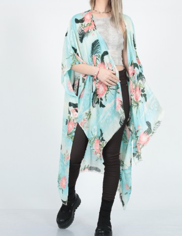 
						Kimono American Eagle, floral print