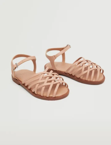 Sandale Mango Kids, nude Crem