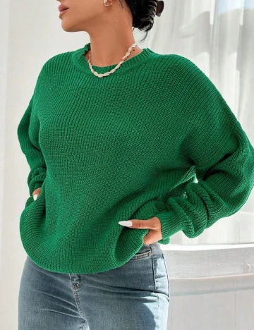 Pulover SHEIN, verde Verde