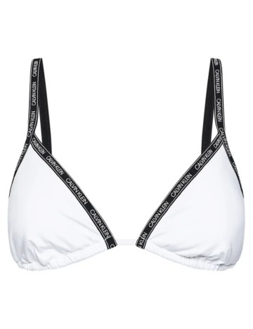 Sutien de baie Calvin Klein, alb