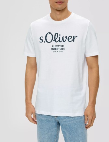 Tricou s.Oliver, alb