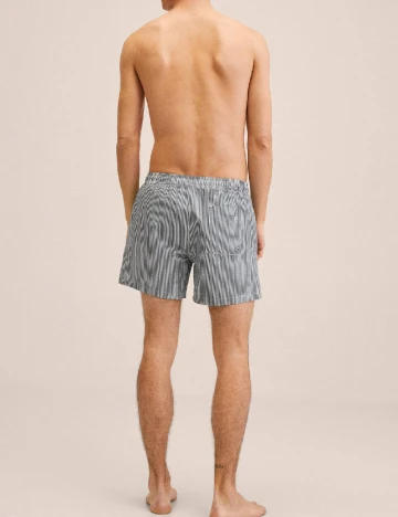 Short de baie Mango, bleumarin Albastru