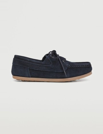 Mocasini Mango Kids, bleumarin