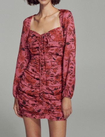 Rochie scurta Reserved, roz, M