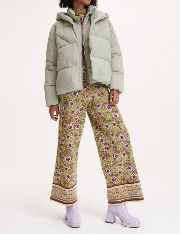 Geaca Reserved, verde, 40