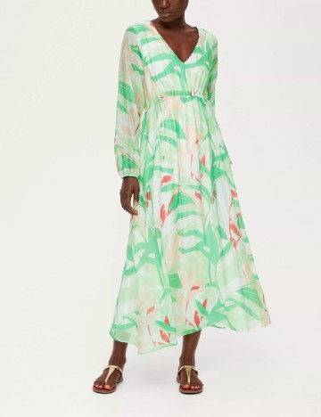 Rochie lunga s.Oliver, verde