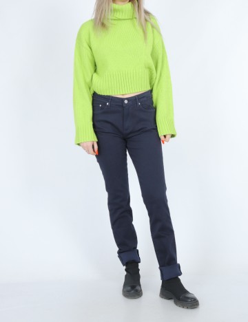 Pantaloni s.Oliver, bleumarin