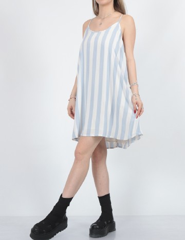 Rochie scurta American Eagle, alb/albastru