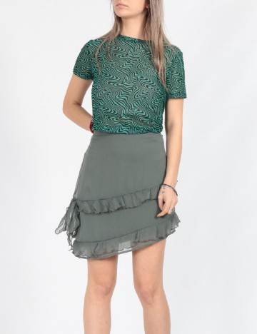 Fusta Vero Moda, verde