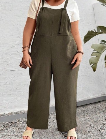 Salopeta SHEIN CURVE, verde