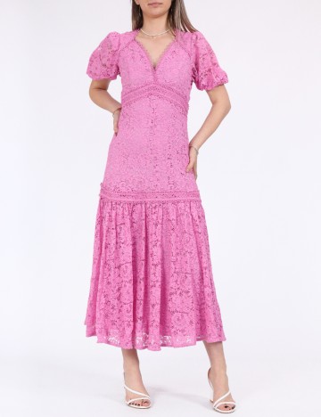 Rochie medie Coast, roz