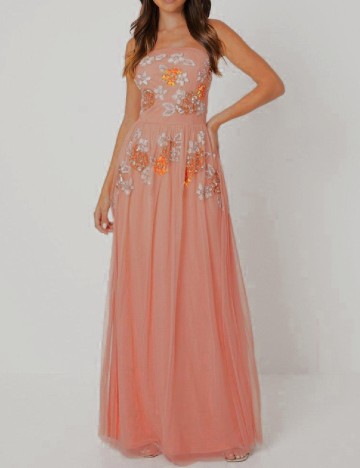 Rochie lunga Coast, somon