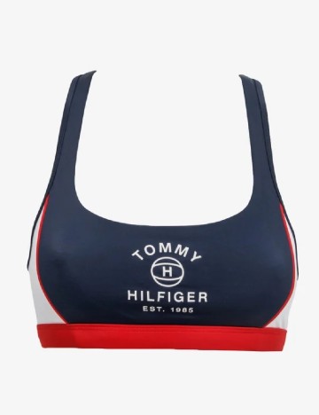 Bustiera de baie Tommy Hilfiger, bleumarin