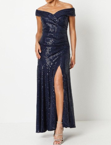 Rochie lunga Coast, bleumarin