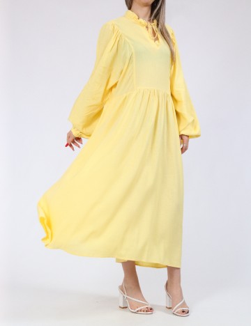 Rochie lunga Vero Moda, galben