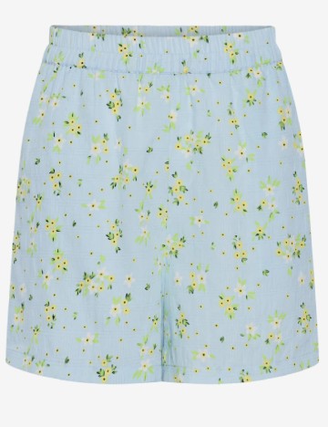 Pantaloni scurti Pieces, albastru