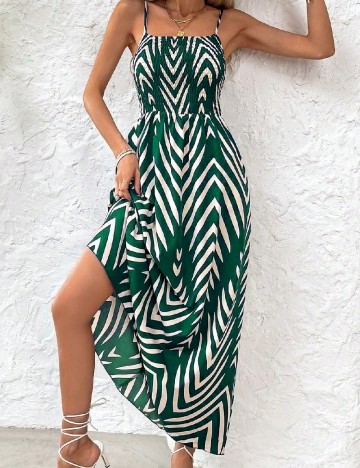 Rochie lunga SHEIN, verde
