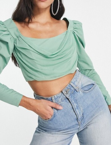 Top ASOS, verde