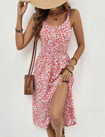 Rochie medie SHEIN, floral print