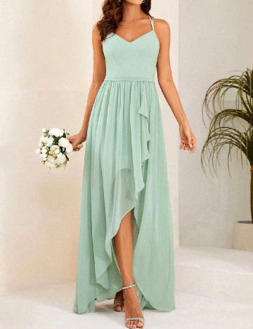 Rochie lunga SHEIN, verde