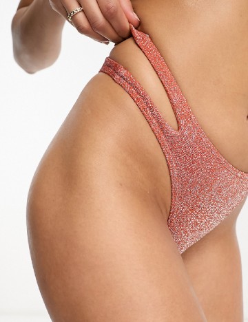 Chilot de  baie South Beach, caramiziu