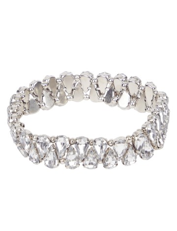 Bratara ACTION, argintiu