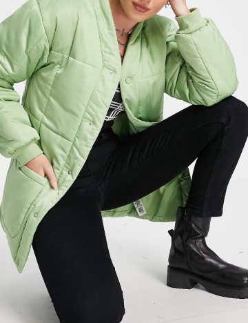 Geaca Reclaimed Vintage, verde