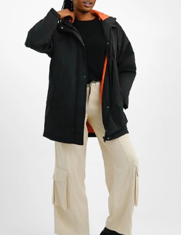 Geaca Top Shop, negru