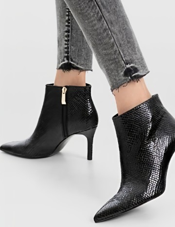 Botine Stradivarius, negru