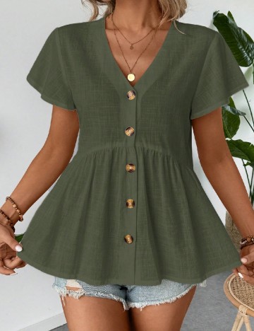 Bluza SHEIN, verde